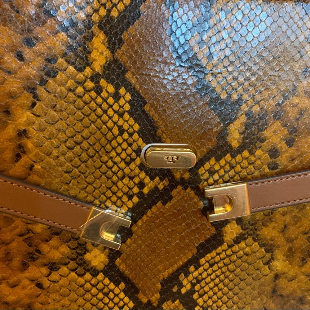 Tory Burch Limited Edition Lee Radziwill Exotic Double Bag - NWT - Picture 2 of 5